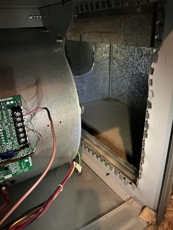 Completed comprehensive cooling system maintenance on HVAC unit. Performed inspection of air handler cabinet, verified proper operation of control board and electrical connections, and examined air return vent for adequate airflow. All components found to be functioning within normal parameters and system confirmed operational.