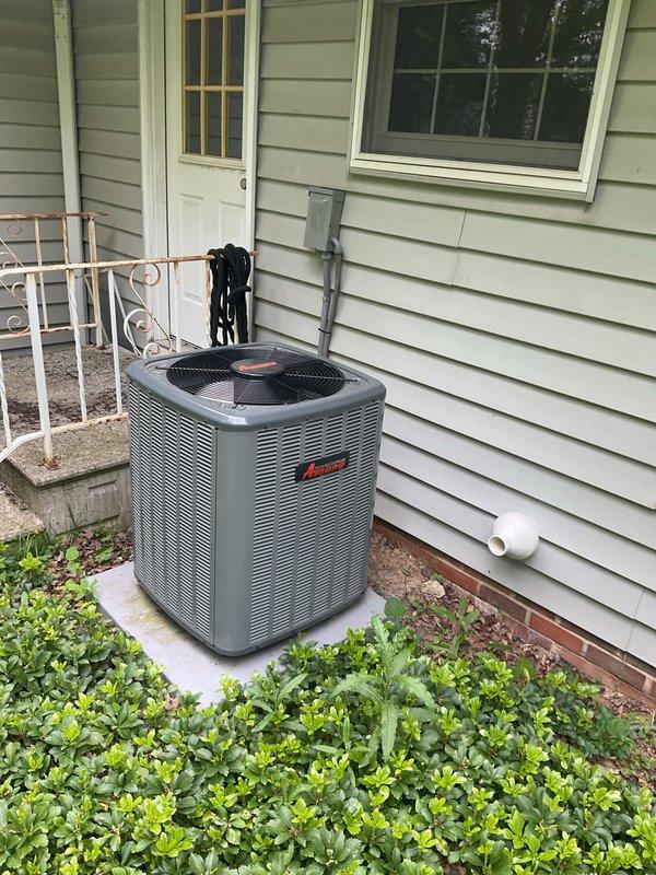 Completed routine cooling maintenance on residential HVAC system, servicing outdoor condensing unit and inspecting indoor air handler components. Replaced air filter at return vent housing and verified proper airflow throughout system. All equipment operating within normal parameters with no issues identified.