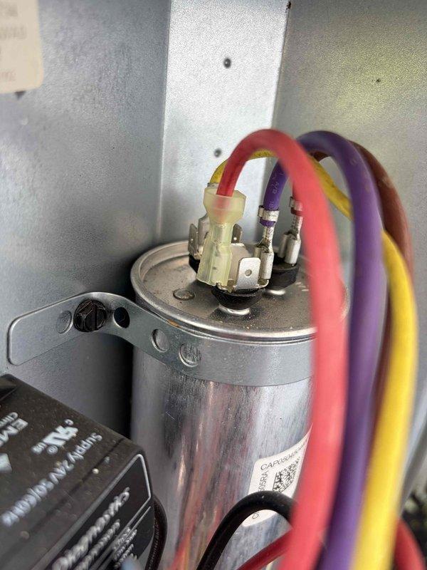 Performed comprehensive cooling system tune-up on residential HVAC unit. Inspected and tested electrical components including capacitor, CoreSense control module, and all associated wiring connections to ensure proper operation and system efficiency. All components found to be functioning within normal parameters; system ready for cooling season operation.