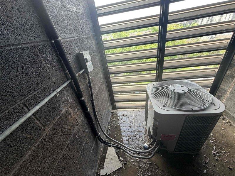 Completed scheduled cooling maintenance on Bryant residential air conditioning system. Performed comprehensive inspection of condensing unit, verified refrigerant line connections, checked electrical disconnect box functionality, and ensured proper unit operation. System found to be operating within normal parameters with no repairs required at this time.