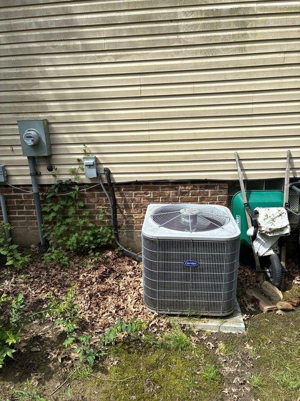 Conducted comprehensive on-site evaluation for complete HVAC system replacement, presenting customer with multiple equipment options for both full system and air conditioning configurations. Assessed existing Carrier outdoor condenser unit and indoor basement furnace/air handler setup to provide appropriate replacement specifications and sizing recommendations based on current installation requirements.
