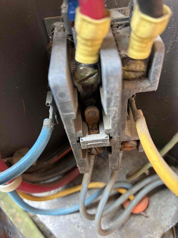 Completed routine cooling season maintenance on residential air conditioning system. Performed comprehensive inspection of outdoor condenser unit, including examination of electrical contactors and terminal connections, verification of proper refrigerant line connections, and assessment of overall equipment condition. All components found to be operating within normal parameters with no immediate service needs identified.