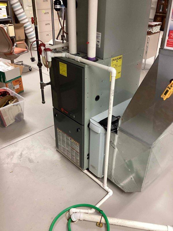 Completed scheduled cooling maintenance on residential HVAC system. Performed comprehensive inspection of furnace unit, verified proper operation of all components, checked refrigerant lines and connections, inspected ductwork and plenum assembly, tested electrical fuses and safety controls, and confirmed all venting systems were secure and functioning correctly. All equipment found to be operating within normal parameters with no issues identified.