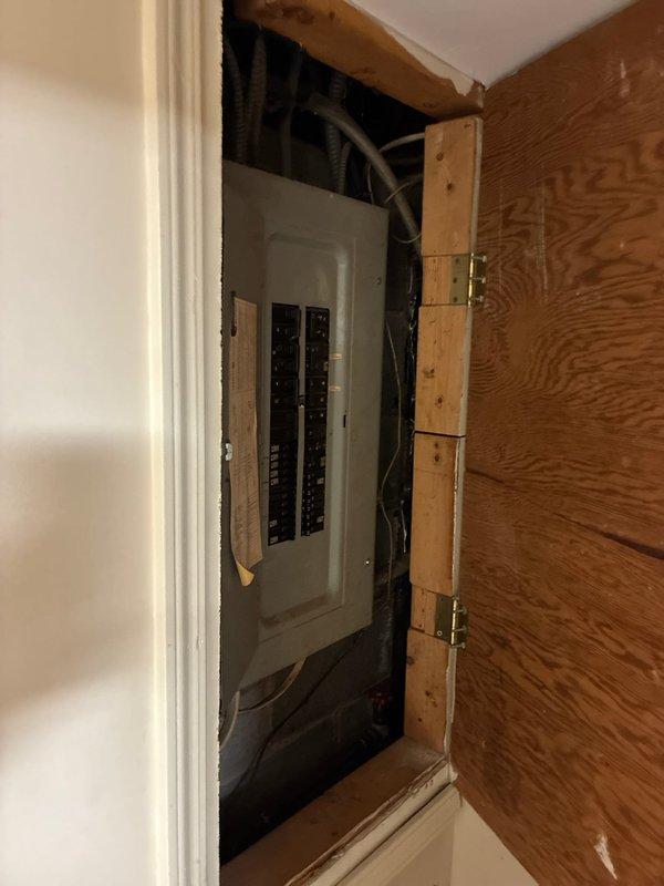 Conducted on-site evaluation for complete HVAC system replacement and provided two comprehensive replacement options. Assessment included inspection of existing electrical service panel to verify adequate capacity and circuit availability for new equipment installation. Evaluated outdoor unit location and associated refrigerant line set connections, noting significant corrosion and oxidation on existing copper tubing and brass fittings. Documented current system conditions including weathered outdoor components and deteriorated service valves requiring replacement. Prepared detailed replacement proposals addressing electrical requirements, outdoor unit placement, and complete refrigerant piping system renewal to ensure proper system performance and longevity.