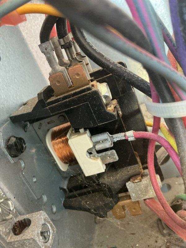 Completed scheduled preventive maintenance on residential air conditioning system. Inspected and documented electrical components including contactor assembly, verified proper wire connections, and assessed overall system condition. Unit operating within normal parameters upon completion of service visit.