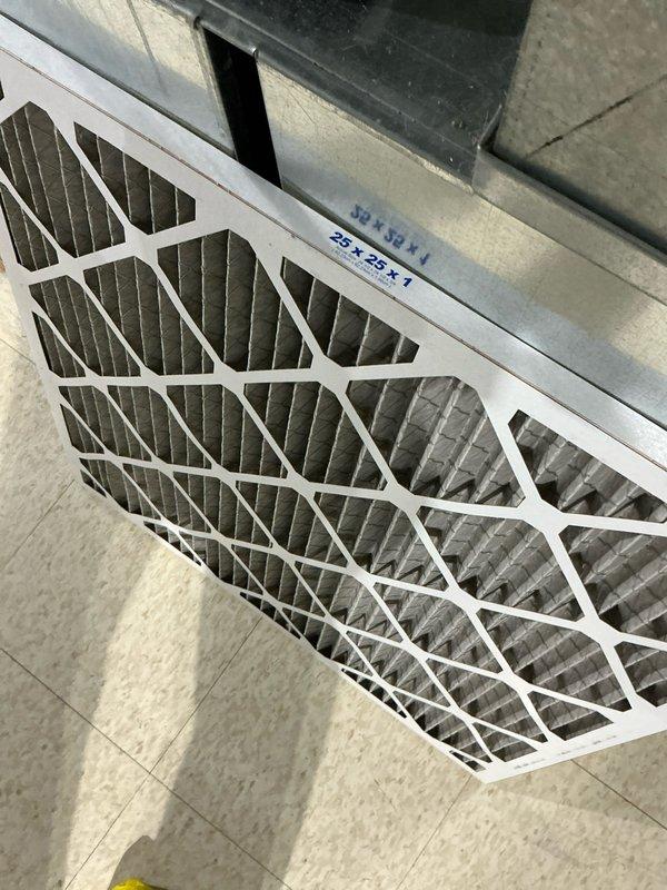 Conducted on-site evaluation of existing HVAC system to provide replacement options. Assessed current air handler unit and ductwork configuration, documented equipment specifications and filter dimensions (24x25x1). Presented comprehensive replacement proposals including standalone AC unit options and complete HVAC system replacement alternatives to address customer's cooling and heating needs.
