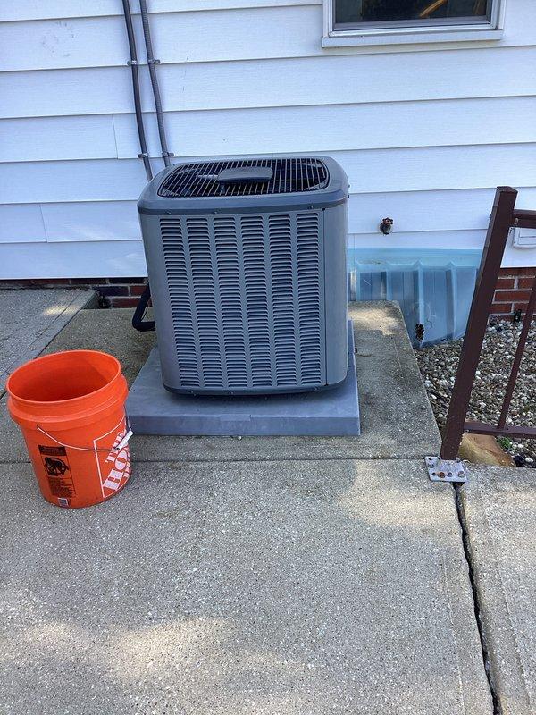 Completed comprehensive cooling season maintenance on residential HVAC system. Performed inspection of outdoor condenser unit and indoor air handler components, including blower motor assembly, refrigerant lines, electrical connections, and condensate drainage system. All components found to be operating within normal parameters with no deficiencies noted; system ready for cooling season operation.