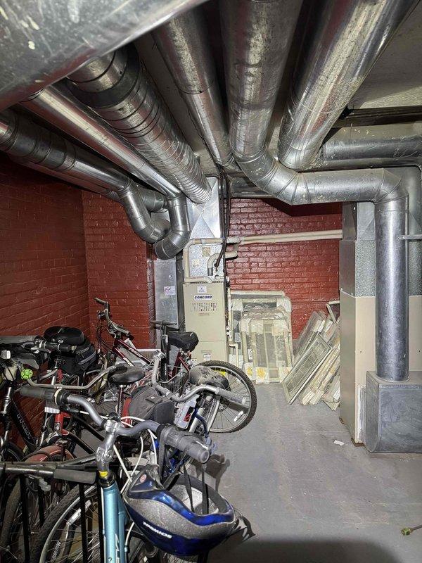 Responded to no cooling complaint on residential air conditioning system. Upon arrival, performed system inspection of both indoor furnace/air handler unit located in basement and outdoor condensing unit on roof. Evaluated refrigerant lines, electrical connections, and overall equipment condition. System assessed and customer advised of findings.