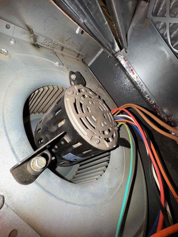 Completed preventive maintenance on two residential cooling systems. Inspected blower motor assembly, verified electrical connections, and assessed airflow components. Applied coil cleaner to evaporator coils and checked all mechanical components for proper operation. Both systems tested and confirmed operational with no issues identified.