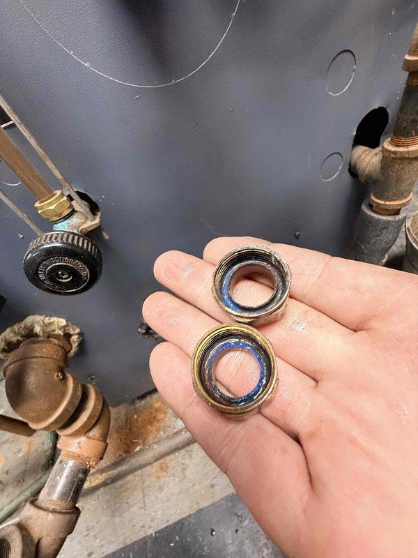 Responded to service call for boiler sight glass leak. Upon inspection, confirmed active leak at sight glass assembly due to deteriorated O-ring seals. Disassembled sight glass unit, removed failed gaskets, and installed new O-ring seals on both mounting points. Reassembled sight glass assembly, verified proper seating of all components, and pressure-tested system to confirm leak was eliminated and boiler returned to normal operation.