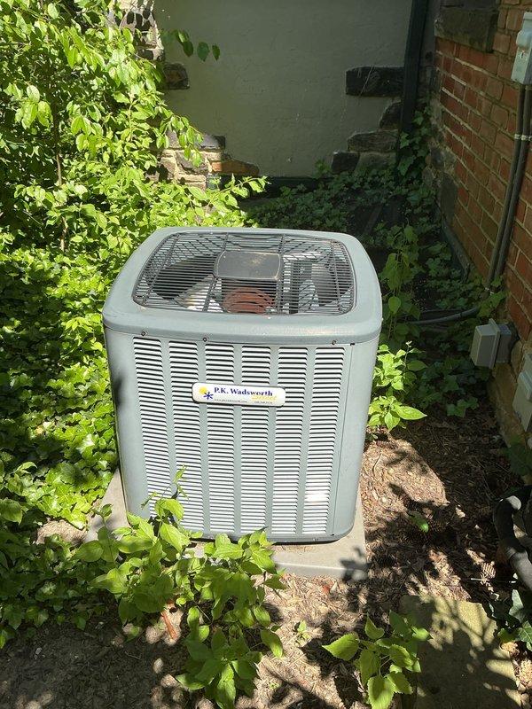 Completed preventive maintenance on Unico MVP high-velocity cooling system. Inspected indoor furnace unit and outdoor condensing unit, verified proper operation of all components, checked refrigerant levels, and confirmed system is functioning within manufacturer specifications for the upcoming cooling season.