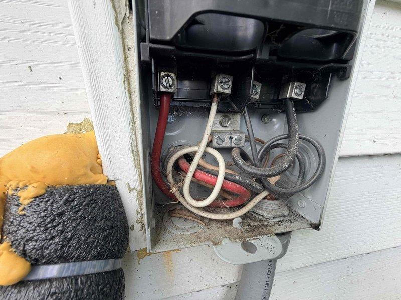 Completed scheduled cooling system maintenance on residential air conditioning unit. Performed electrical diagnostics using digital multimeter, measuring voltage and amperage at unit connections to verify proper system operation. Inspected outdoor disconnect box, tested electrical connections, and confirmed all components functioning within normal parameters.
