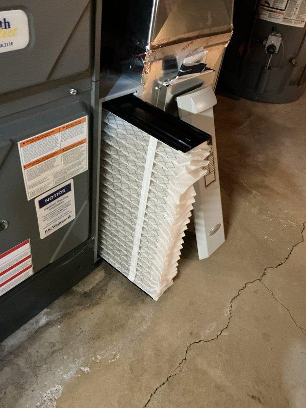 Completed scheduled preventive maintenance on two residential cooling systems. Performed comprehensive inspection of both units, including temperature differential measurements across evaporator coils using digital thermometer, verified proper airflow through pleated air filtration system, and inspected refrigerant line insulation integrity. All equipment operating within normal parameters with no deficiencies noted.