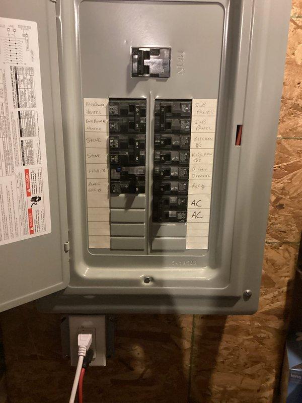 Completed comprehensive electrical inspection of residential property with focus on basement utility areas and main electrical panel. Assessed existing electrical system including circuit breaker panel with handwritten circuit identification labels, evaluated grounding requirements for multiple outlets throughout the residence, and identified need for outlet relocation. Documented requirement for new GFCI-protected outlet installation in bathroom to meet current code standards. Evaluated laundry area where appliance is currently powered by extension cord and determined need for dedicated 120V circuit and properly grounded receptacle for washing machine to eliminate safety hazard and ensure code compliance.