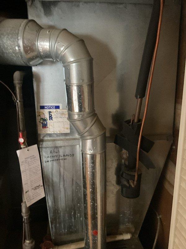 Performed comprehensive cooling maintenance on residential HVAC system including air handler unit and furnace. Inspected A-coil humidity sensor, verified proper operation of all components, checked refrigerant lines, examined ductwork connections, and confirmed system functionality. All equipment found to be operating within normal parameters with no immediate repairs required.