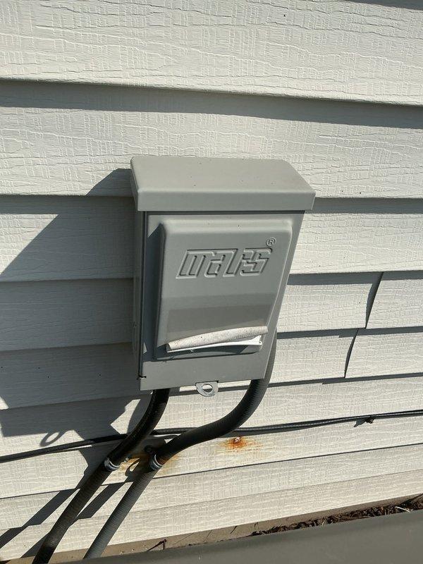 Performed routine cooling system maintenance on residential HVAC unit. Conducted electrical diagnostics using digital multimeter to verify proper voltage and amperage readings at the outdoor condensing unit, tested capacitor performance, and inspected all electrical connections and components for proper operation. Verified disconnect box functionality and confirmed system is operating within manufacturer specifications.