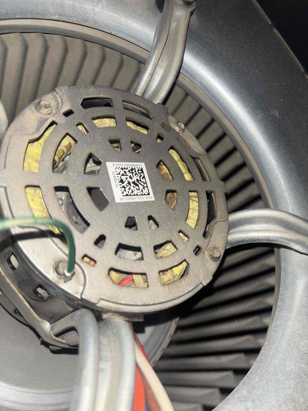 Completed comprehensive cooling system tune-up on HVAC unit. Performed detailed inspection of blower motor assembly, verified proper operation of squirrel cage fan, and checked all electrical connections for secure contact. Confirmed adequate airflow through flexible ductwork and ensured all mechanical components were functioning within normal operating parameters.