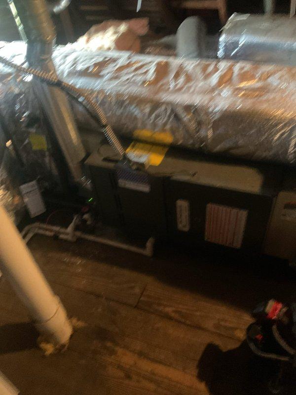 Completed cooling system tune-up on residential HVAC unit, including inspection of indoor air handler and outdoor condensing unit. Performed standard maintenance procedures, checked electrical components including capacitor and contactor assembly, inspected ductwork and filter access panel, and verified system operation. Customer declined recommended electrical safety inspection at time of service.