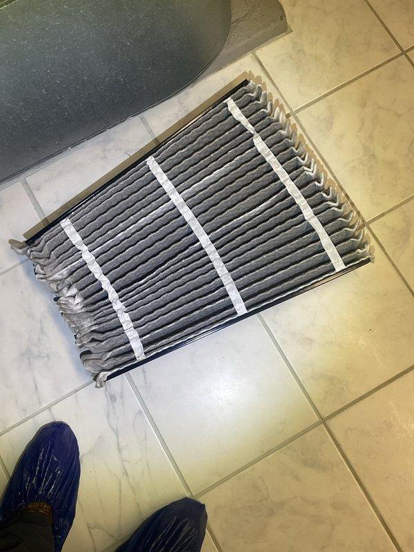 Completed comprehensive cooling system maintenance on Trane XR condenser unit. Replaced heavily soiled return air filter showing significant dust and debris accumulation. Inspected outdoor unit, verified proper operation of condenser fan, and confirmed system components in good working condition.