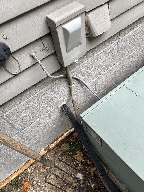 Conducted on-site evaluation for complete HVAC system replacement. Customer specifically requested equipment options limited to Trane brand products only. Assessed existing installation, documented current system configuration including outdoor unit placement near backup generator and utility connections, and photographed site conditions to prepare comprehensive replacement estimate. Customer is obtaining multiple competitive bids and has secured utility company rebate for new system installation.