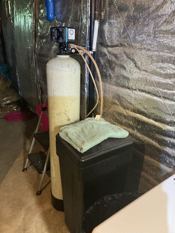 Completed comprehensive electrical inspection of residential property. Documented exterior electrical meter installation, verifying proper mounting, conduit routing, and overall system integrity on main service panel. Inspected basement utility area electrical connections associated with water treatment equipment, confirming safe wiring practices and code compliance. All electrical components photographed for record-keeping purposes, with no immediate safety concerns identified during visual assessment.