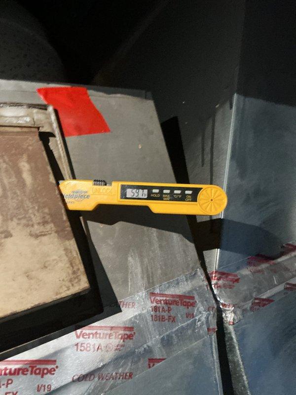 Replaced failed thermostatic expansion valve (TXV) on HVAC system under limited warranty coverage. Connected manifold gauges to verify proper refrigerant charge and system operation following component replacement, with temperature readings confirming system restored to normal operating parameters.