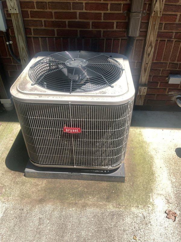 Completed preventive maintenance service on two Unico HVAC cooling systems as part of ongoing seasonal maintenance program. Performed comprehensive inspection of both outdoor condenser units including Bryant equipment, verified proper refrigerant levels, cleaned condenser coils, checked electrical connections, and tested system operation. Measured and documented system temperatures with readings indicating proper cooling performance at 49.5°F. Both units operating within normal parameters with no immediate repairs required.