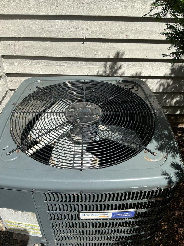 Responded to service call for outdoor condenser unit experiencing loud noises and failure to operate. Upon inspection, discovered significant accumulation of dust, dirt, and debris on heat exchanger coil fins, which was restricting airflow and causing system malfunction. Cleaned condenser coils thoroughly to remove contamination and restore proper airflow through the unit. Verified fan motor operation and checked all electrical connections. System tested successfully after cleaning, with unit running quietly and operating within normal parameters.