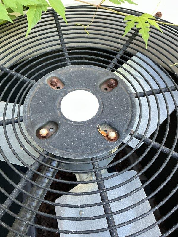 Responded to no-cooling call and performed diagnostic inspection of residential air conditioning system. Verified furnace and indoor air handler operation in basement, confirmed proper electrical connections and ductwork integrity. Inspected outdoor condenser unit, checked fan assembly and motor operation, and verified unit returned to normal cooling function. System tested and confirmed operational upon completion.