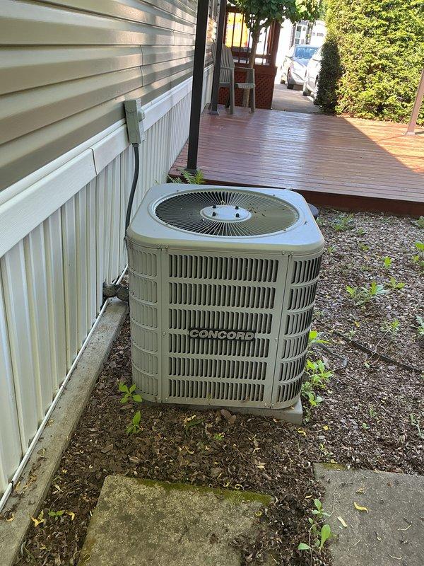 Completed mid-morning cooling tune-up on residential air conditioning system. Performed standard maintenance inspection of outdoor condenser unit and electrical disconnect. Customer declined optional electrical inspection at time of service.