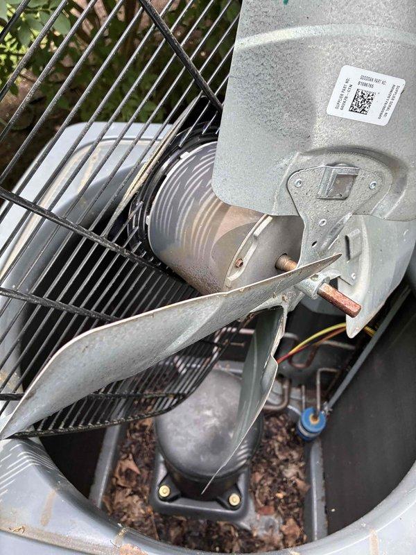 Completed scheduled cooling system preventive maintenance inspection on outdoor condensing unit. Performed electrical diagnostics using clamp meter to verify proper amperage draw and voltage readings on compressor and fan motor circuits. Inspected capacitor, contactor connections, and all electrical components for proper operation. Unit operating within normal parameters at time of service.