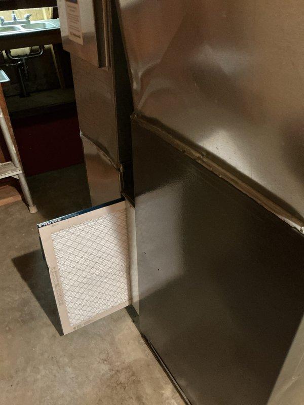 Completed cooling system maintenance and tune-up on residential HVAC unit. Performed standard preventative maintenance procedures, inspected air filter condition, and verified system operation. Customer declined electrical inspection at this time.