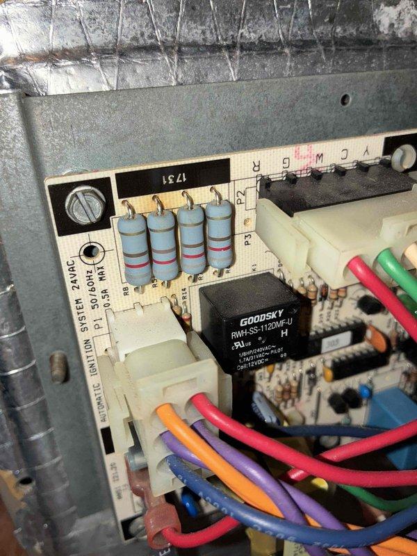 Performed scheduled cooling maintenance on residential HVAC system. Inspected and tested control board components including capacitors and relay module, verified all electrical connections and wiring terminals were secure. Accessed air handler unit, examined evaporator coil and filter assembly, confirmed proper airflow and system operation.