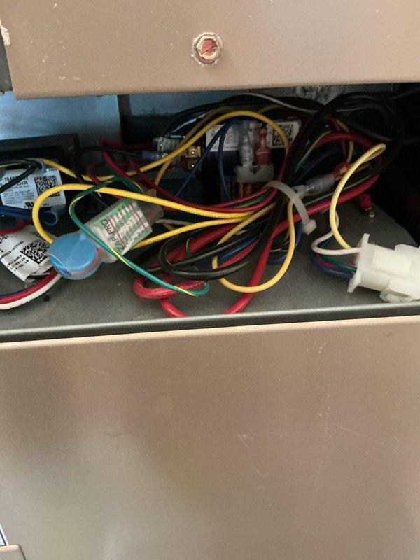 Completed comprehensive cooling system maintenance inspection on HVAC unit. Performed electrical diagnostics using digital multimeter to verify proper voltage and amperage readings at control board and throughout the system. Inspected all electrical connections, capacitors, relays, and color-coded wiring harnesses within the unit compartment, confirming secure connections and proper component function for safe and efficient operation.
