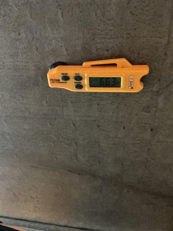 # HVAC Cooling Maintenance Summary

Completed scheduled preventive maintenance visit on residential cooling system. Performed comprehensive system diagnostics including electrical measurements and temperature readings. Multimeter readings confirmed supply voltage at 115.0V with current draw of 0.356A, indicating proper electrical operation. Surface temperature measurements recorded at 83.5°F using infrared thermometer to verify equipment performance. All system parameters operating within manufacturer specifications.

# Detailed Service Report

Performed routine preventive maintenance inspection on air conditioning system as part of ongoing service agreement. Conducted thorough evaluation of cooling equipment to ensure optimal performance and reliability during cooling season.

**Electrical Testing and Diagnostics:**
Utilized digital multimeter to verify electrical system integrity. Measured supply voltage at 115.0 volts AC, confirming proper power delivery to unit. Recorded current dr