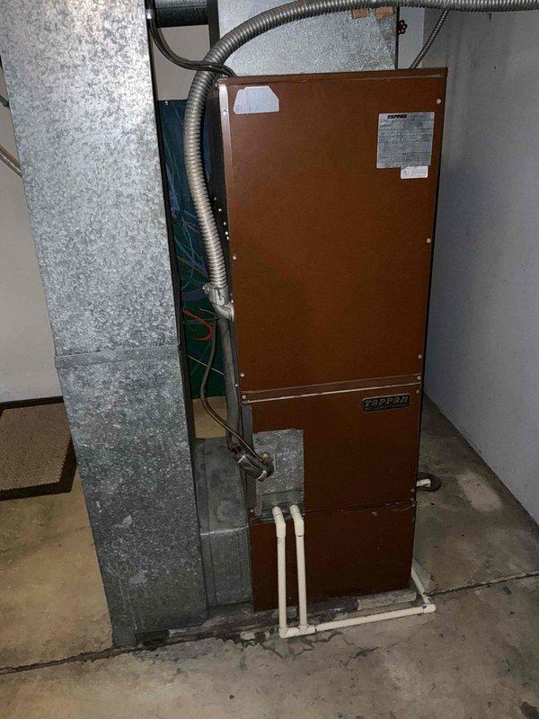 Conducted site assessment for HVAC system replacement on existing 1995 Trane heat pump and air handler unit located in basement with easy access. Evaluated electrical panel capacity and existing ductwork configuration, documented current equipment specifications, and provided pricing options for basic replacement system suitable for property being sold within the year.