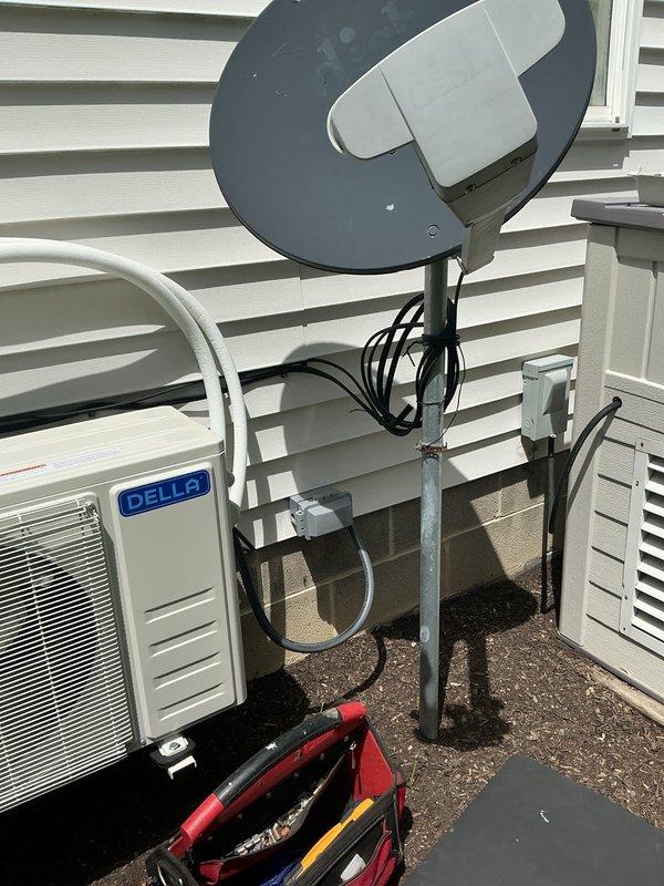 Responded to no cooling complaint on DELLA ductless mini-split system. Upon arrival, performed diagnostic evaluation of both indoor wall-mounted air handler and outdoor condensing unit. Inspected system components, verified proper operation, and restored cooling functionality to the unit.