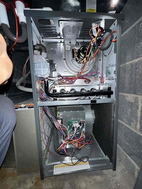Completed comprehensive cooling system tune-up including inspection of contactor assembly, blower motor, and all electrical connections. Verified proper operation of control board, condensate drain lines, and all safety components with system performing within manufacturer specifications.
