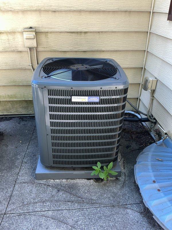 Completed scheduled preventive maintenance on residential split-system air conditioning unit. Performed comprehensive inspection of outdoor condenser unit and indoor air handler, including cleaning of condenser coils, verification of refrigerant levels and pressures, testing of electrical connections and capacitors, and confirmation of proper system operation. All components found to be functioning within normal parameters with no repairs required at this time.