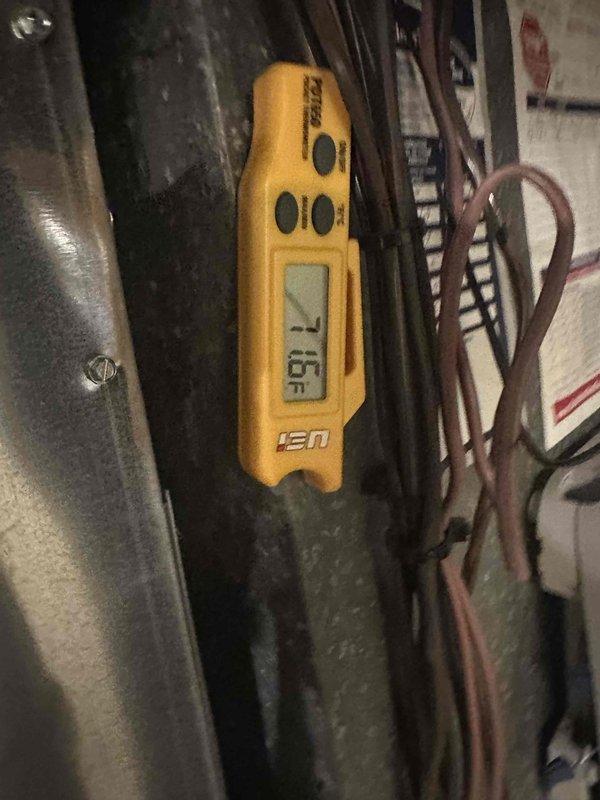 # HVAC Maintenance - Cooling System Service

Performed comprehensive annual AC tune-up and preventive maintenance on residential cooling system as part of membership plan. Upon arrival, homeowner reported no operational issues or concerns with system performance.

Conducted thorough visual inspection of outdoor condensing unit, checking for physical damage, debris accumulation, and proper clearances. Verified refrigerant line insulation integrity and checked for signs of refrigerant leaks at service ports and connection points. Inspected electrical disconnect and contactor operation.

Proceeded to indoor air handler and furnace system for complete evaluation. Removed furnace access panels to access internal components. Inspected gas valve assembly, heat exchanger, and burner compartment for proper condition. Examined blower motor assembly and verified operational status of fan components.

Evaluated control board and electrical connections throughout system. Checked all wire terminatio