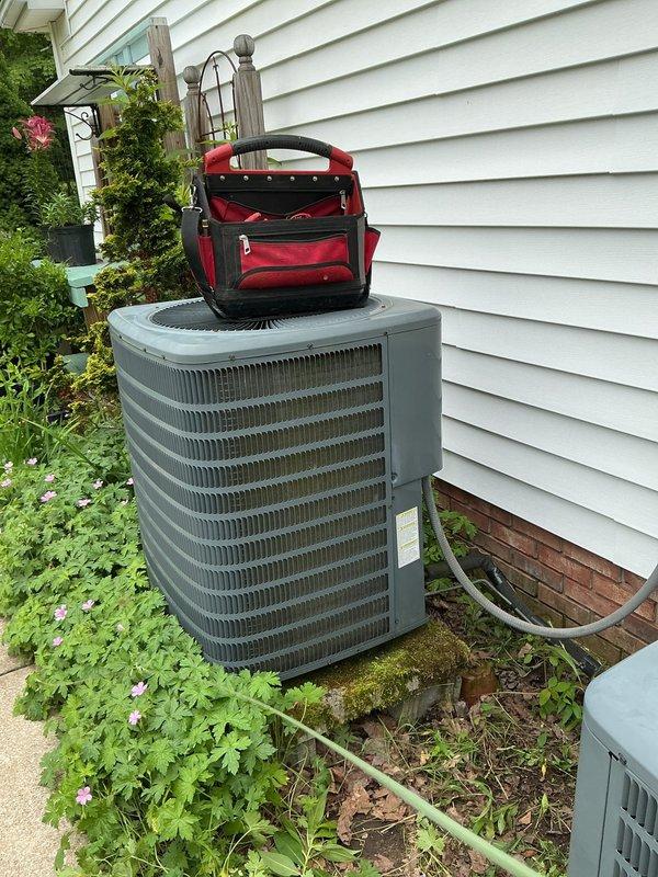 Responded to no cooling complaint on residential air conditioning system. Upon arrival, contacted customer prior to service as requested. Performed comprehensive diagnostic evaluation of outdoor condenser unit and indoor air handling components. Conducted thorough inspection following maintenance value plan protocols, including thermostat verification, ductwork assessment, blower wheel examination, and electrical component testing of circuit boards and motors. Identified root cause of cooling failure and restored system to proper operation.