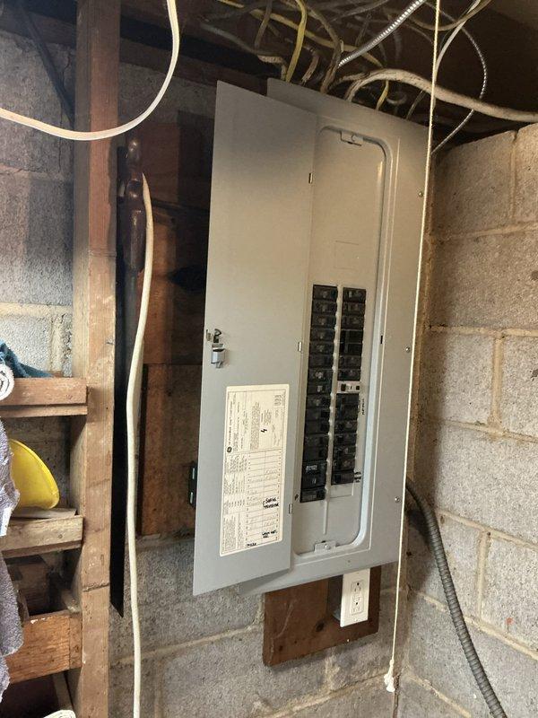 Completed estimate for Mitsubishi Electric mini-split system replacement. Evaluated existing outdoor condenser unit mounted on concrete pad with proper electrical disconnect and refrigerant line connections, and assessed corresponding indoor air handler with electrical panel integration including dedicated circuit breaker installation.