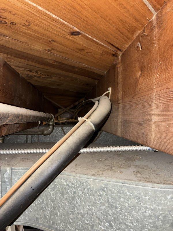Conducted system evaluation for residential HVAC unit experiencing no cooling condition. Performed comprehensive inspection of furnace and air handler components, including compressor, evaporator coil assembly, refrigerant lines, and electrical connections. Documented existing equipment configuration and condition through detailed photography of internal components and installation layout in crawl space area. Presented replacement options to customer, who indicated they will be obtaining additional estimates before proceeding with system replacement.