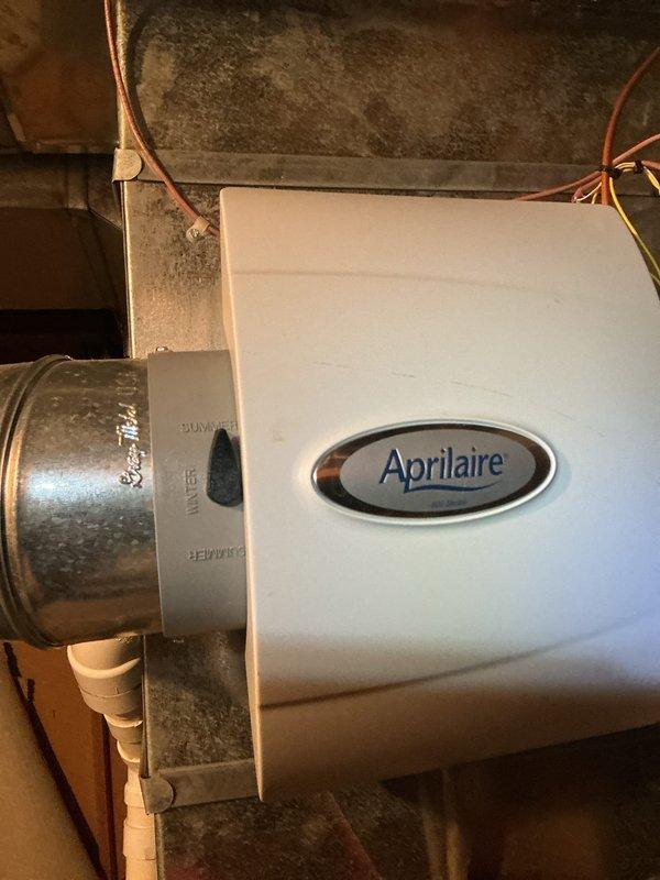 Completed scheduled preventive maintenance on residential cooling system. Performed comprehensive inspection of outdoor condensing unit and indoor components including Aprilaire humidifier integration, verified refrigerant line integrity, checked electrical connections, and confirmed system operational parameters meet manufacturer specifications.