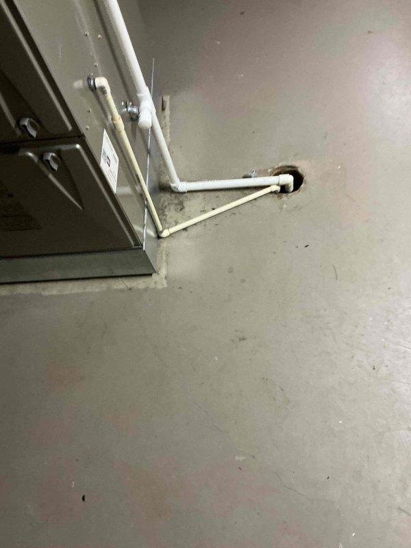 Provided comprehensive estimate for HVAC system replacement, presenting options for both full system replacement and AC-only replacement for existing Carrier furnace installation. Assessed current equipment condition and documented system configuration including condensate drainage and venting setup to determine appropriate replacement specifications.