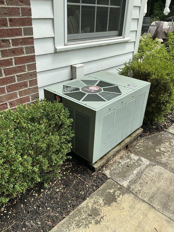 Completed full HVAC system replacement addressing undersized cooling capacity concerns. Installed new 3-ton Goodman condensing unit on exterior concrete pad with proper clearances and landscaping considerations. Added supplemental ductwork to improve airflow distribution throughout the residence, resolving inadequate cooling performance issues reported by occupant.
