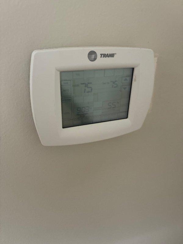 Completed comprehensive HVAC system evaluation for full replacement of aging equipment in basement installation. Assessed existing Trane system including furnace unit and thermostat, documented current configuration with metal ductwork and PVC venting, and presented multiple replacement options to address the older system's declining performance and efficiency.