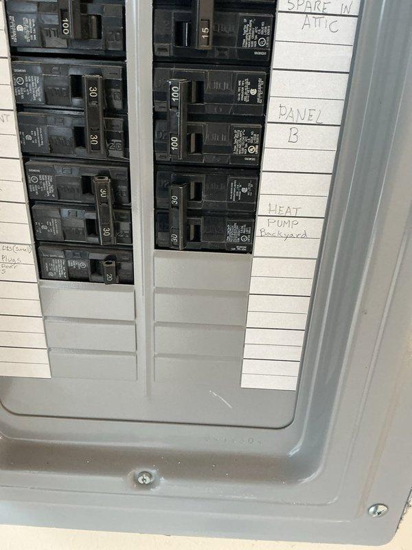 Installed dedicated electrical circuit for new furnace equipment. Ran new circuit wiring from main electrical panel to furnace location, installed appropriately sized circuit breaker, and verified proper electrical connections. Routed exterior conduit along building foundation to protect wiring. Updated panel directory with clear circuit identification labeling. All work completed to code specifications with proper amperage rating for heating equipment load requirements.