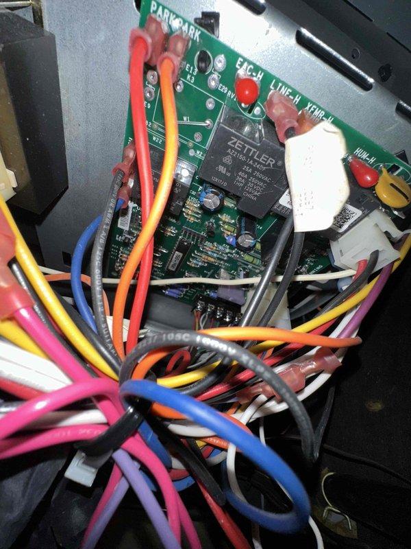 Completed scheduled preventive maintenance on cooling system as part of ongoing service agreement. Inspected and documented control board assembly, wiring connections, and mechanical components to ensure proper system operation. All electrical connections, circuit board components, and mechanical hardware found to be in satisfactory working condition with no immediate repairs required.