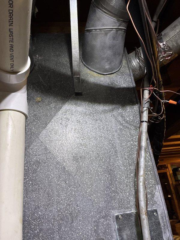 Conducted diagnostic evaluation and provided AC replacement options for residential HVAC system. Assessed existing equipment including Aprilaire humidistat, Honeywell T6 Pro thermostat, attic-mounted air handler with associated ductwork, refrigerant lines, and electrical connections. Documented current system configuration and presented replacement recommendations to address equipment concerns.